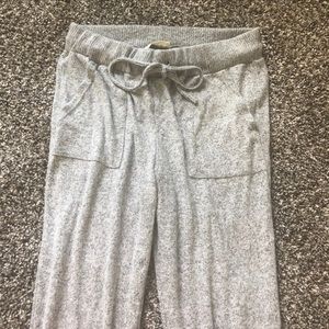 Soft Light-Weight Heather Grey Pajama Jogger Sz S